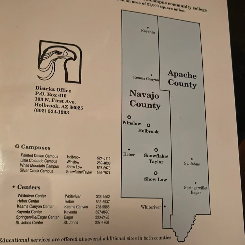 Vintage Northland Pioneer College folder